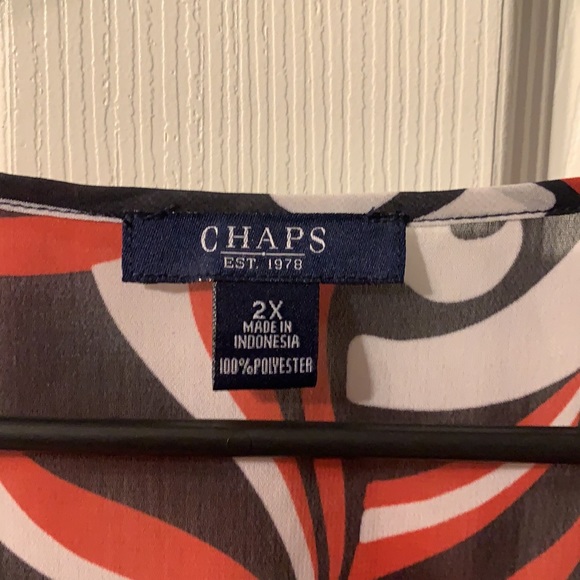 Chaps blouse Red, a white and Blue - Picture 4 of 4